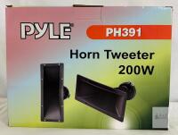 NEW Pyle PH391 Horn Tweeter, 200W, 4&ndash;8 Ohm, 102 dB Sensitivity, 1K&ndash;15KHz, 4.4x10.5", Boxed