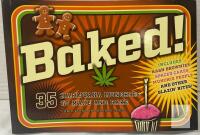 NEW Baked! Cannabis Cookbook by Chris Stone & Gordon Lewis, 35 Edible Recipes, ISBN 978-0-7643-6861-5