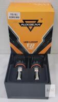 Auxbeam F22 H11 Series LED Headlight Bulbs 6500K 3,000LM Per Bulb, Pair, Serial GD001960, OEM Box