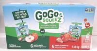 bb may 26 GoGo squeeZ 12-Pack Fruit Sauce, 6 Apple & 6 Apple Strawberry, 90g Pouches, Non-GMO, Expires 2026