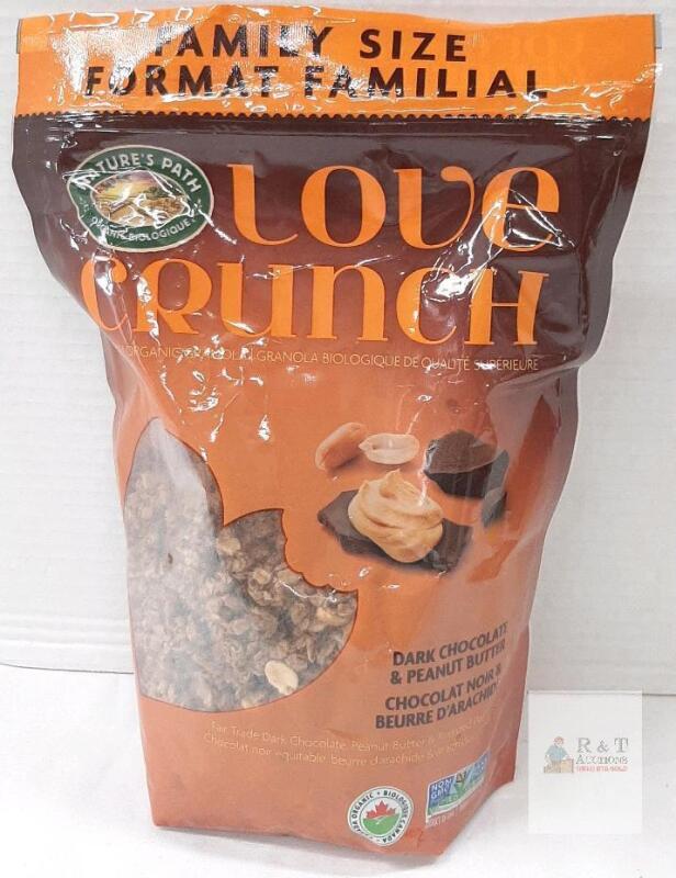 Nature&rsquo;s Path Love Crunch Granola, Dark Chocolate & Peanut Butter, Organic, 24.7 oz (700g), Family Size