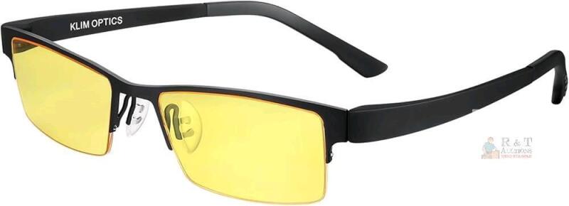 New KLIM Optics Blue Light Blocking Glasses + Reduce Eye Strain and Fatigue + Gaming Glasses for PC Mobile TV + Blocks 92% Blue Light + Computer Glasses with UV Protection +