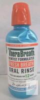 NEW TheraBreath Fresh Breath Oral Rinse, Icy Mint, 16 fl oz, Alcohol-Free, Exp 07/2028, BA5190022