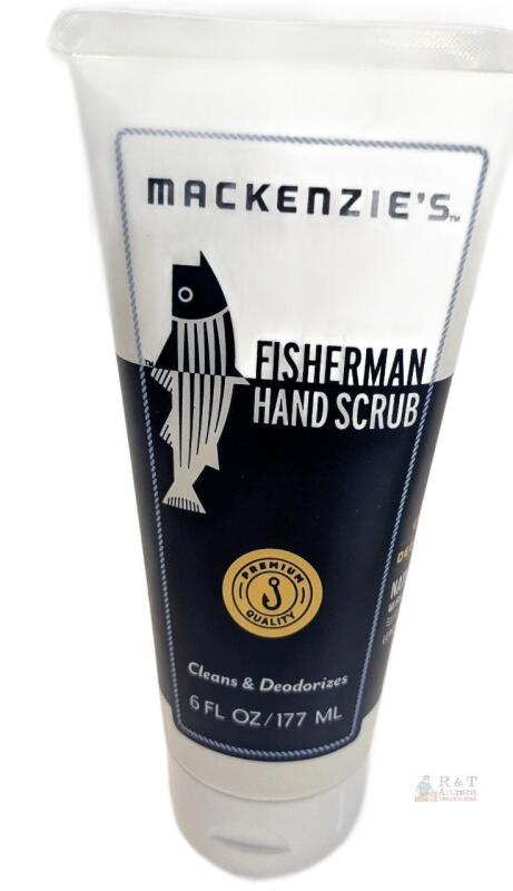 NEW Mackenzie's Fisherman Hand Scrub 6 oz, Walnut Husk & Lemon Oil, Batch M30925N,