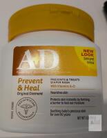 NEW A+D Prevent & Heal Original Diaper Rash Ointment 1 lb (454 g) Jar, Exp 08/2027, Lot N1922