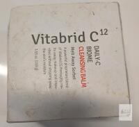NEW Vitabrid C12 Daily-C Biome Cleansing Balm 3.53oz (100g), Exp 2027, Lot H27X004