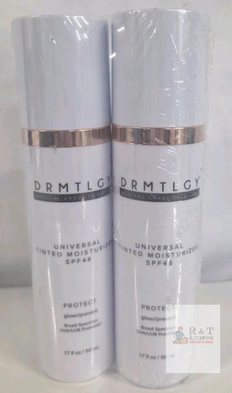 Exp 10/2026, DRMTLGY Universal Tinted Moisturizer SPF 46, 2 x 1.7 fl oz, Broad Spectrum,