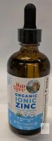 NEW MaryRuth's Organic Ionic Zinc Liquid Drops Unflavored 4 fl oz USDA Organic Non-GMO Vegan