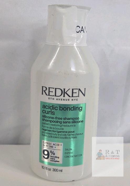 NEW Redken Acidic Bonding Curls Silicone-Free Shampoo, 10.1 fl oz, 9% Bonding Care, For Curly Hair