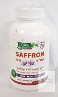 NEW Lean Nutraceuticals Saffron Pure Extract 88.5mg 90 Vegan Capsules, Exp 06/2028, Lot SF23/EC24-90