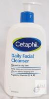 Cetaphil Daily Facial Cleanser 20 FL OZ Pump, Normal to Oily Skin, Glycerin, Vitamins B3 & B5