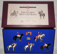 Wm Britains ' The Life Guards Mounted Band ' Toy Soldier Miniatures , Set 1