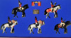 Wm Britains ' The Life Guards Mounted Band ' Toy Soldier Miniatures , Set 1 - 2
