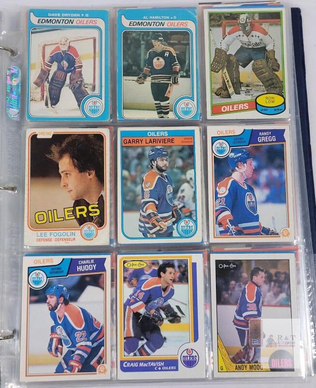 1979 - 2021 Edmonton Oilers NHL Hockey Trading Card Singles , 207 Trading Cards