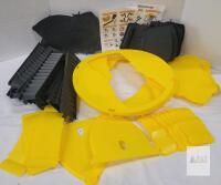 New - Four (4) Complete Bucket Mouse Trap Lids .