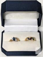 2 Size 6 + 8 Rings Stamped GEP in Display Box