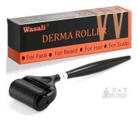 New Wasali Derma Roller 0.3mm Microneedle Skin Roller 540 Needles Face Beard