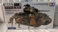 Tamiya M4A3 Sherman Tank Model.