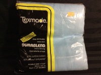 New Texmade DURABLEND Flannelette Sheet Double Size Flat