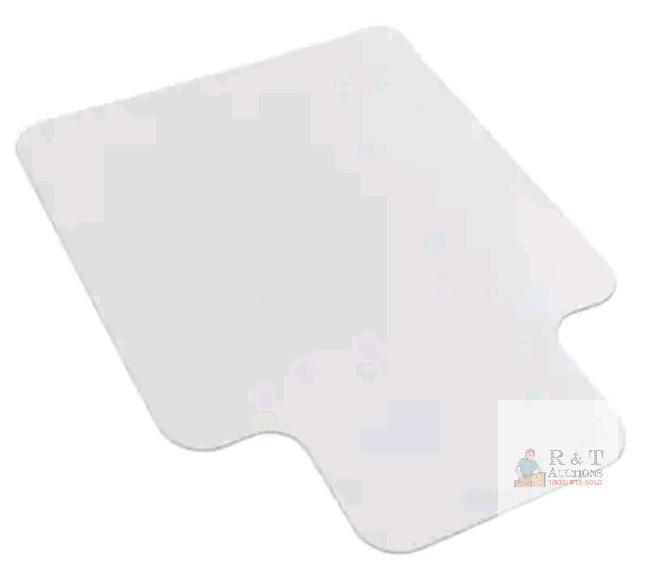 Clear Protective Floor Mat for Carpet, 4ft x 3ft, Retail's for $50.99