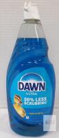 Dawn Ultra Dishwashing Liquid, 38 fl oz, 50% Less Scrubbing, Original Scent, Concentrated Formula