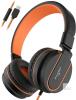 New Black/Orange Ailihen i35 USB-C Plug Wired Headphones With Kids Safe Volume Limiter