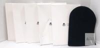 5 NEW Black Toddler Knit Beanie Winter Hats, Acrylic, 5-Pack, Original Packaging, X003UXX787