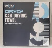 Wigoo DRYO2 Microfiber Car Drying Towel Set, Green, 2 Sizes, High GSM, Pro-Grade Care, X004XABUS5