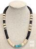 Aboriginal Heishi Bead Necklace, Santo Domingo, 17" - 3