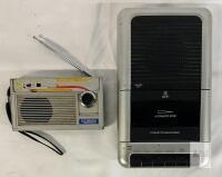 ONN MCR-976 Cassette Recorder, March 2012, 4 x C Battery/6V DC, Automatic Stop, Silver/Black Unable to test. Cassette recorder requires cable.