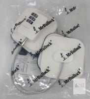 MrBullock Child Safety Coded Lock, 2-Pack (White & Black), 3-Digit Combo, Adhesive Mount, X004MJ7PXL