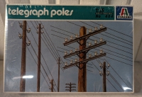 Vintage Italeri Telegraph Poles Model Kit