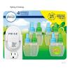 NEW Febreze Plug Air Freshener Kit, Gain Original Scent, 4 Refills, Single Warmer, 0.87 oz Bottles