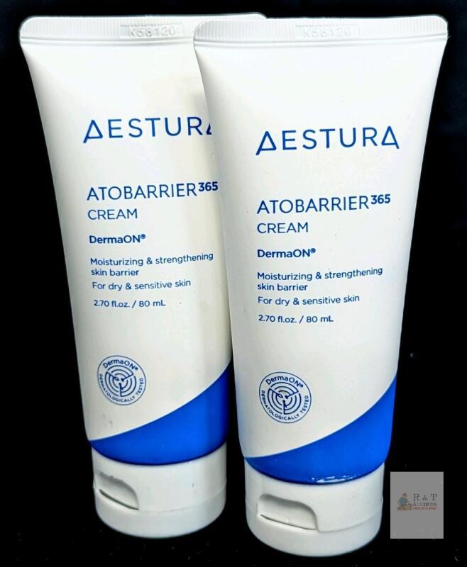 Aestura Atobarrier 365 Cream DermaON, 80mL Tubes, Exp 2027.02.13, For Dry Sensitive Skin Note: Online returns. Volumes may be lower than listed