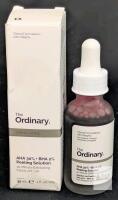 The Ordinary AHA 30% + BHA 2% Peeling Solution, 30ml, 10-Minute Exfoliating Facial, pH ~3.6 Note: Online returns. Volumes may be lower than listed