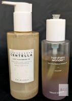 SKIN1004 Madagascar Centella 200ml & Haruharu Wonder Black Rice Cleansing Oil 150ml, Batch YD001 Note: Online returns. Volumes may be lower than listed