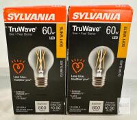 Sylvania TruWave A19 8W=60W Soft White 800 Lumen LED Bulb Clear Glass Dimmable 2700K