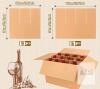 New 3 Sets Moving Box Glasses Divider Kits for Moving, Wine Glassware Dish Packing Moving Boxes,Cardboard Dividers for Boxes for 16 x 12 x 12 Inch Box(Box Not Included)&hellip; - 2