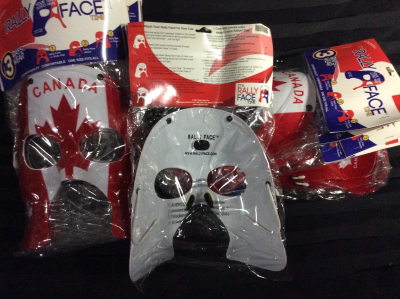New CANADA Rally Face Time 3 Ways to Wear Lot of 20
