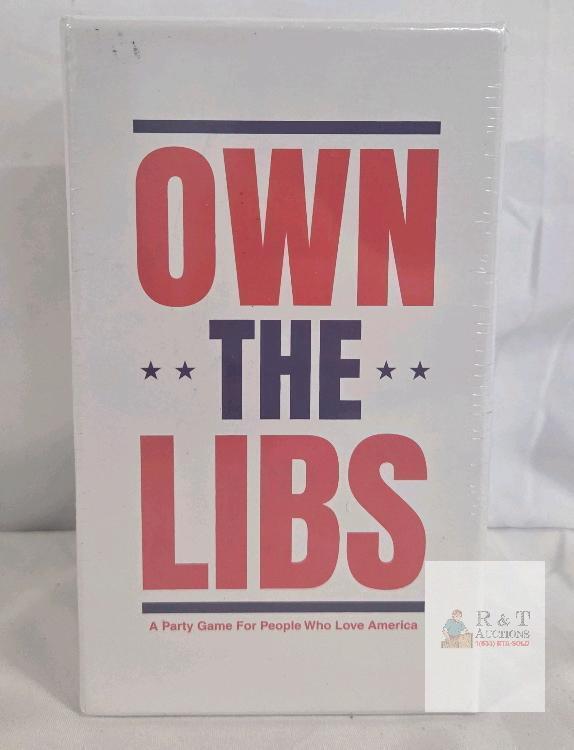 Own The Libs Party Card Game by ROR Games, 400 Cards, Sealed, UPC 655457951407, Ages 17+