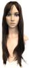 NEW Long Brown Straight Synthetic Cosplay Wig 23" by 7JHH, Open Weft Cap, Adjustable Straps - 3