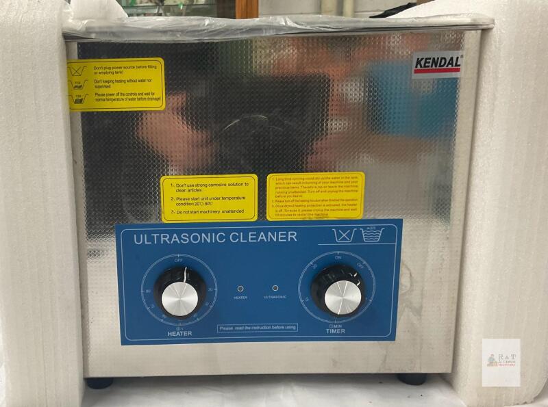 *Kendal HB-S-612MHT 6.5 Gal Ultrasonic Cleaner, 360W/400W, 42kHz, Stainless Tank, Serial 0041118070901000100