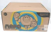 Arpo Robot Babysitter 10" Feature & Cookie Interactive Plush Set, WowWee, New in Box, 2+ Years
