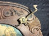 Antique Victorian Hall Mirror Coat Hook NO Mirror - 2