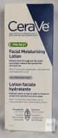 CeraVe PM Facial Moisturizing Lotion, 3 fl oz (89 mL), Oil-Free, Hyaluronic Acid, Ceramides