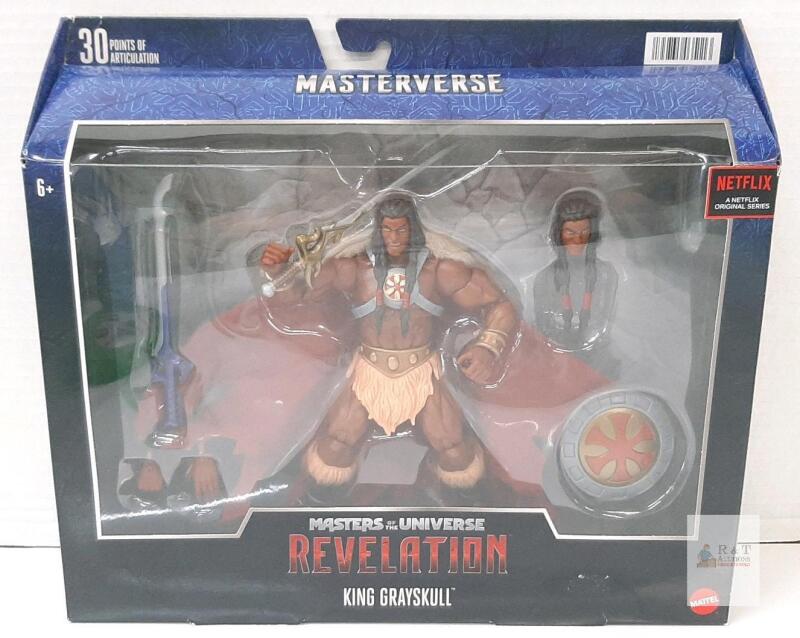 Mattel Masterverse King Grayskull MOTU Revelation Action Figure HDY28, 30 POA, 7" Sealed, Netflix