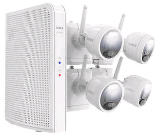 Lorex 2K Wire-Free Security System w/4 Cameras , Model # L4248D-4AA4-E .