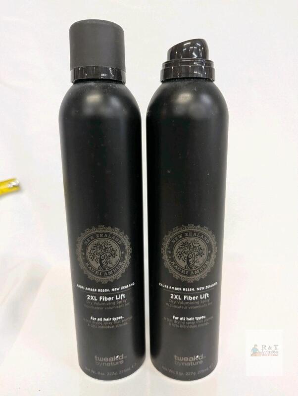 2 Tweak'd By Nature : New Zealand Kauri Amber 2XL Fiber Lift Dry Volumizing Sprays