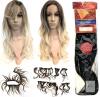 Ladies' Wigs & Extensions : Includes Urban Collection Real Hair & Sassy Collection 100% Toyokalon 18" Yaki Pony, Up To 24 " Long