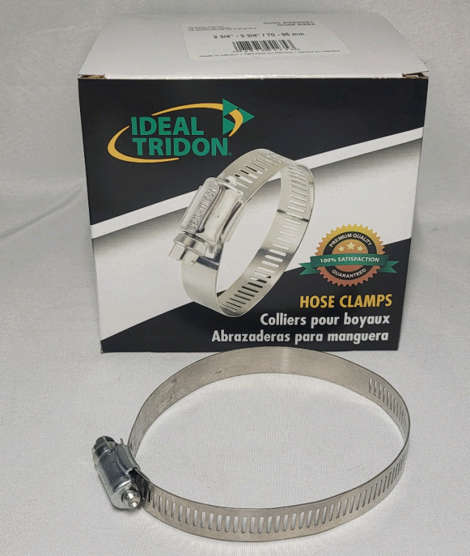 Ideal & Tridon 2 3/4" - 3 3/4" Hose Clamps , Box of 10 - New